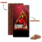 Tablette de chocolat personnalisé Scorpion esport