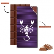 Tablette de chocolat personnalisé Scorpion - Signe du Zodiaque