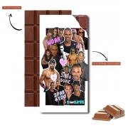 Tablette de chocolat personnalisé Shemar Moore collage