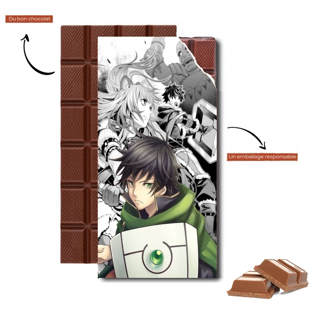 Tablette de chocolat personnalisé Shield hero
