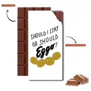 Tablette de chocolat personnalisé Should i stay or shoud i Eggo ?