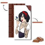 Tablette de chocolat personnalisé Snow White Tattoo Bird