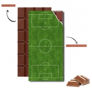 Tablette de chocolat personnalisé Terrain de football