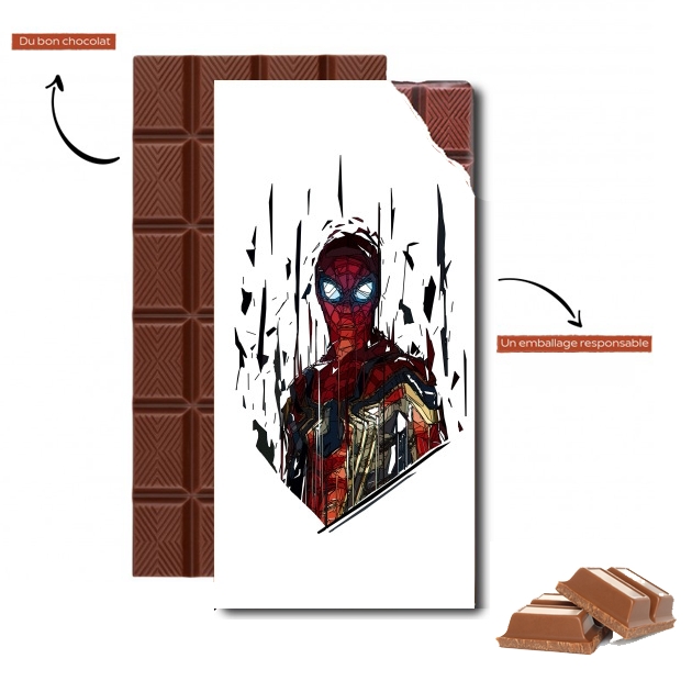 Tablette de chocolat personnalisé Spiderman Poly