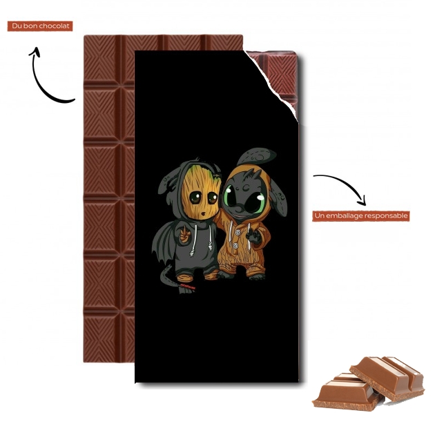 Porte Carte adhésif pour smartphone Groot x Stitch white - Sacs &  Accessoires