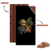 Tablette de chocolat personnalisé Groot x Dragon krokmou