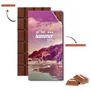 Tablette de chocolat personnalisé Summer Feeling