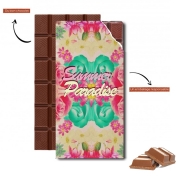Tablette de chocolat personnalisé summer paradise