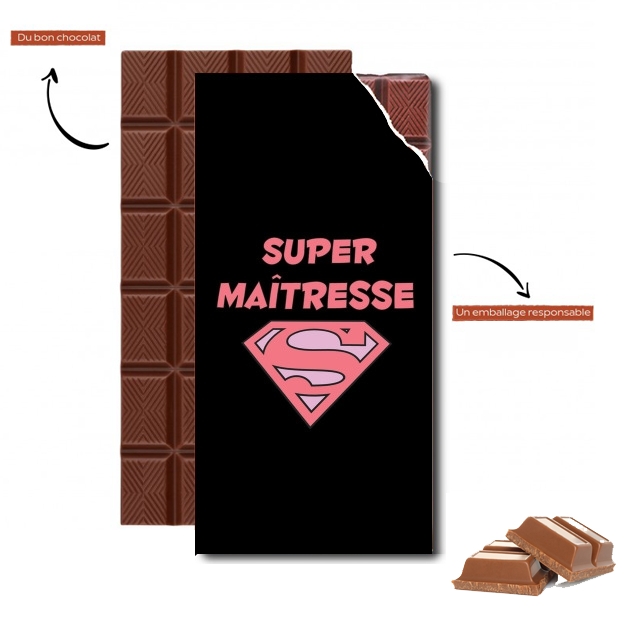 Acheter en ligne Tablette de chocolat MAITRESSE personnalisée