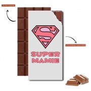 Tablette de chocolat personnalisé Super Mamie