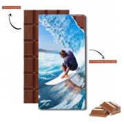 Tablette de chocolat personnalisé Surf Paradise