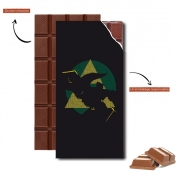 Tablette de chocolat personnalisé Triforce Art