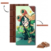 Tablette de chocolat personnalisé tsuyu  keroro Frog Family