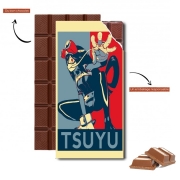 Tablette de chocolat personnalisé Tsuyu propaganda