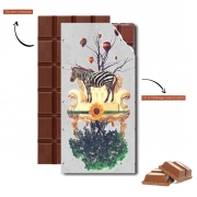 Tablette de chocolat personnalisé The World Upside Done