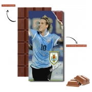 Tablette de chocolat personnalisé Uruguay Foot 2014