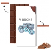 Tablette de chocolat personnalisé V Bucks Need Money