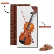 Tablette de chocolat personnalisé Violin Virtuose