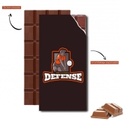 Tablette de chocolat personnalisé Volleyball Defense