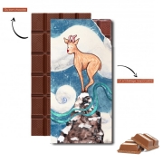 Tablette de chocolat personnalisé Winter Goat
