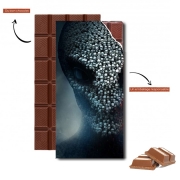 Tablette de chocolat personnalisé Xcom Alien Skull