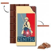 Tablette de chocolat personnalisé Zenitsu Propaganda