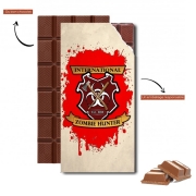 Tablette de chocolat personnalisé Zombie Hunter
