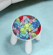 Tabouret enfant Abstract Cool Cubes