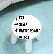 Tabouret enfant Eat Sleep Battle Royale Repeat
