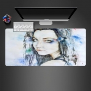Tapis de souris géant Amy Lee Evanescence watercolor art
