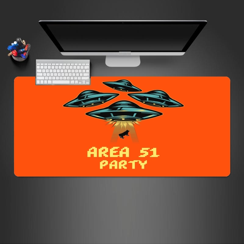 Tapis de souris géant Area 51 Alien Party