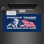 Tapis de souris géant Donald Trump Make America Great Again