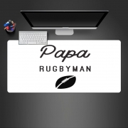 Tapis de souris géant Papa Rugbyman