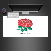 Tapis de souris géant Rose Flower Rugby England