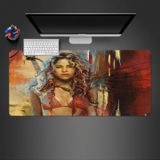 Tapis de souris géant Shakira Painting