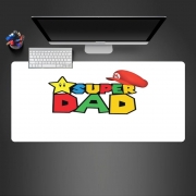 Tapis de souris géant Super Dad Mario humour