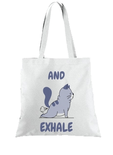 Tote Bag  Sac Cat Yoga Exhale