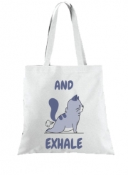 Tote Bag  Sac Cat Yoga Exhale