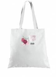 Tote Bag  Sac Logo Fleuriste avec texte personnalisable