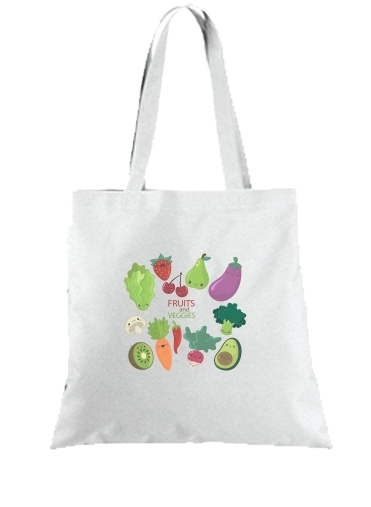 Tote Bag  Sac Fruits and veggies