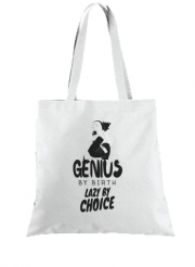 Tote Bag  Sac Genius by birth Lazy by Choice Shikamaru tribute