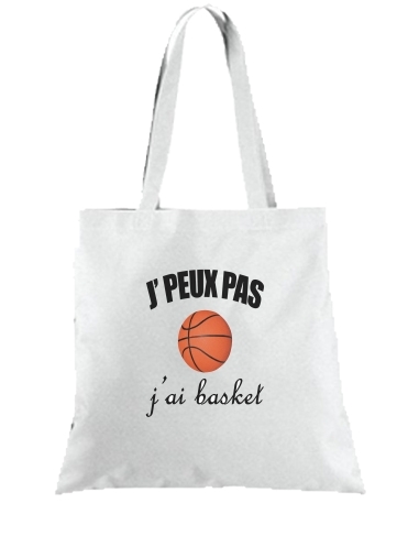 Tote Bag  Sac Je peux pas j ai basket