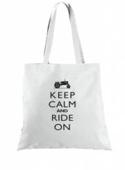 Tote Bag  Sac Keep Calm And ride on Tractor