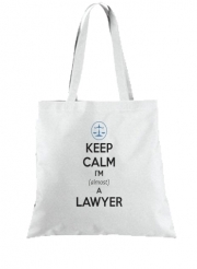 Tote Bag  Sac Keep calm i am almost a lawyer cadeau étudiant en droit