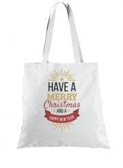Tote Bag  Sac Merry Christmas and happy new year