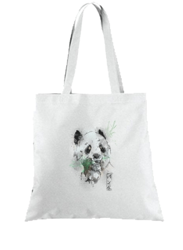 Tote Bag  Sac Panda Watercolor