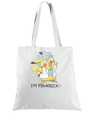 Tote Bag  Sac Pikarick - Rick Sanchez And Pikachu 