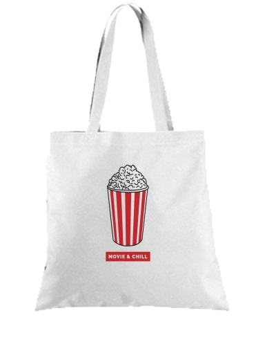 Tote Bag  Sac Popcorn movie and chill