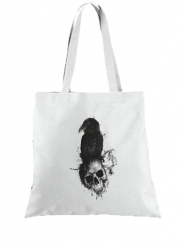 Tote Bag  Sac Raven and Skull