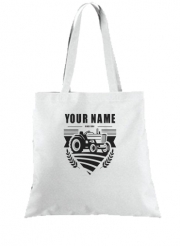 Tote Bag  Sac Tracteur Logo personnalisable prénom date de naissance